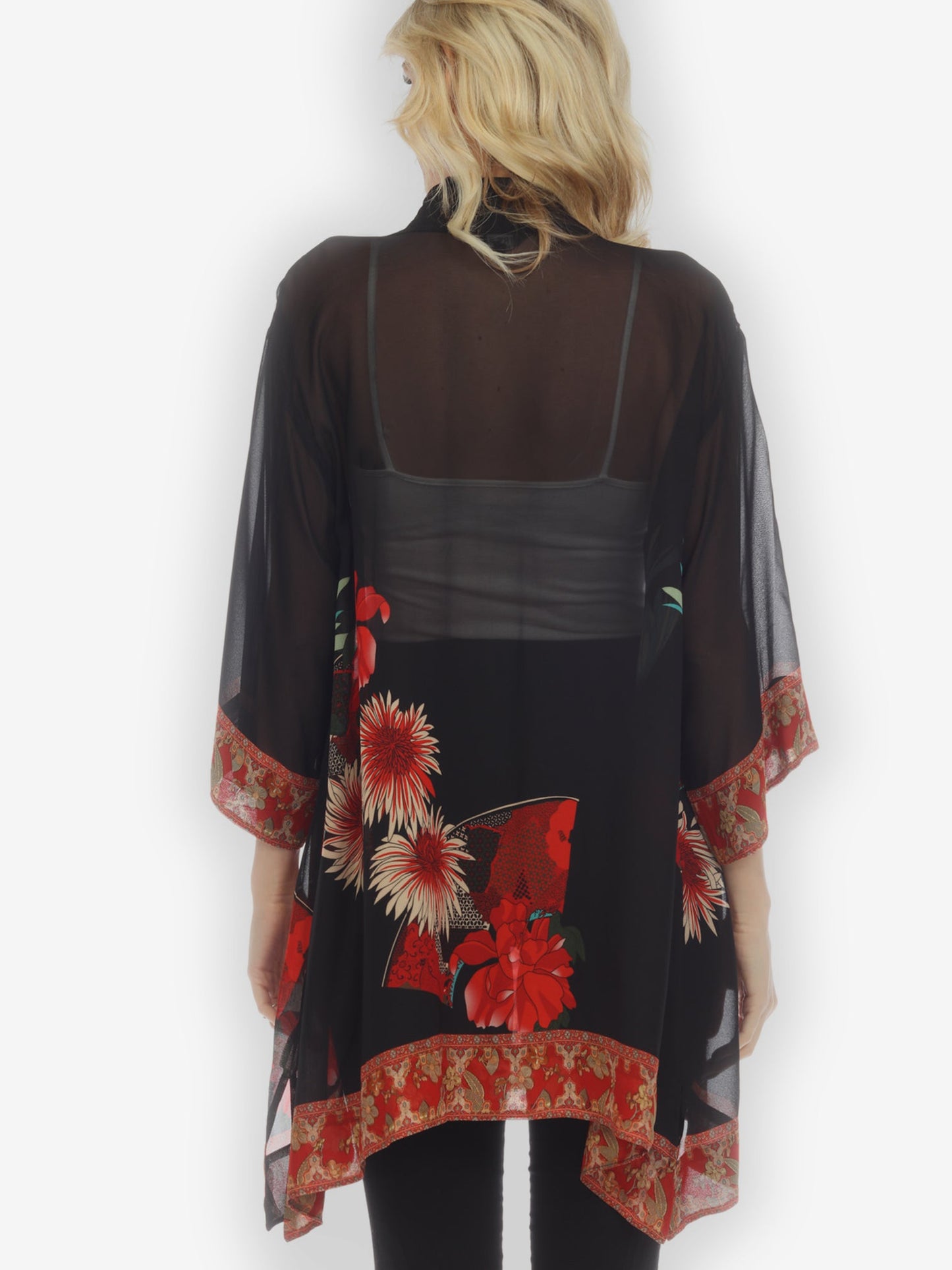 Kimono Chrysanthemum Border Kimono