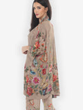 Embroidery Butterfly and Flower Kimono Jacket