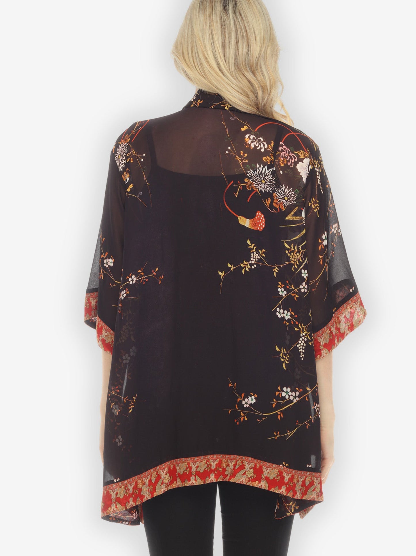 Jackets Engineered Blossoms Flowers Kimono Jacket