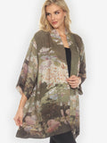 Mums in Woodland Kimono Jacket