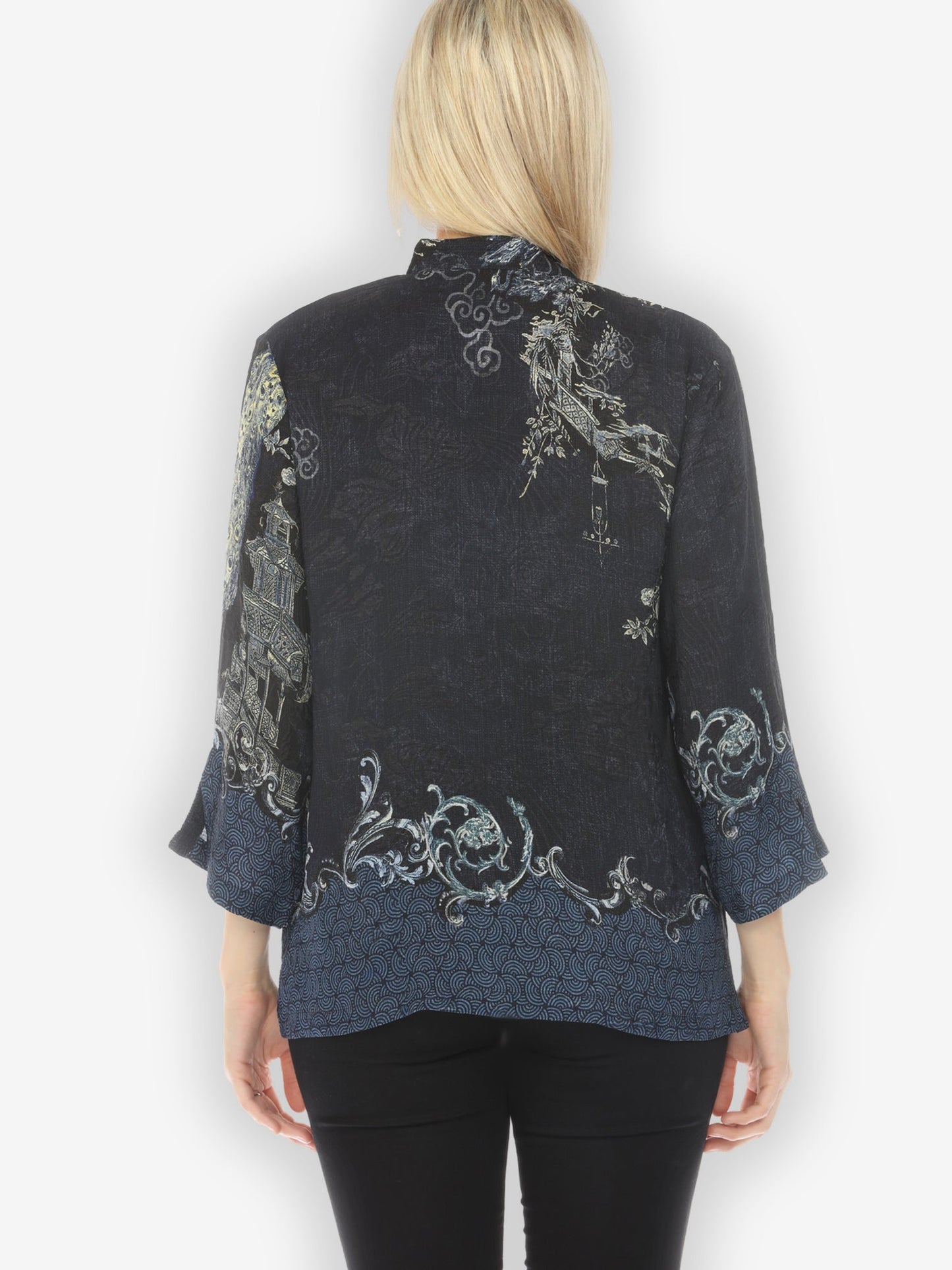 Jackets Chinoiserie Japan Silk Blend Blouse