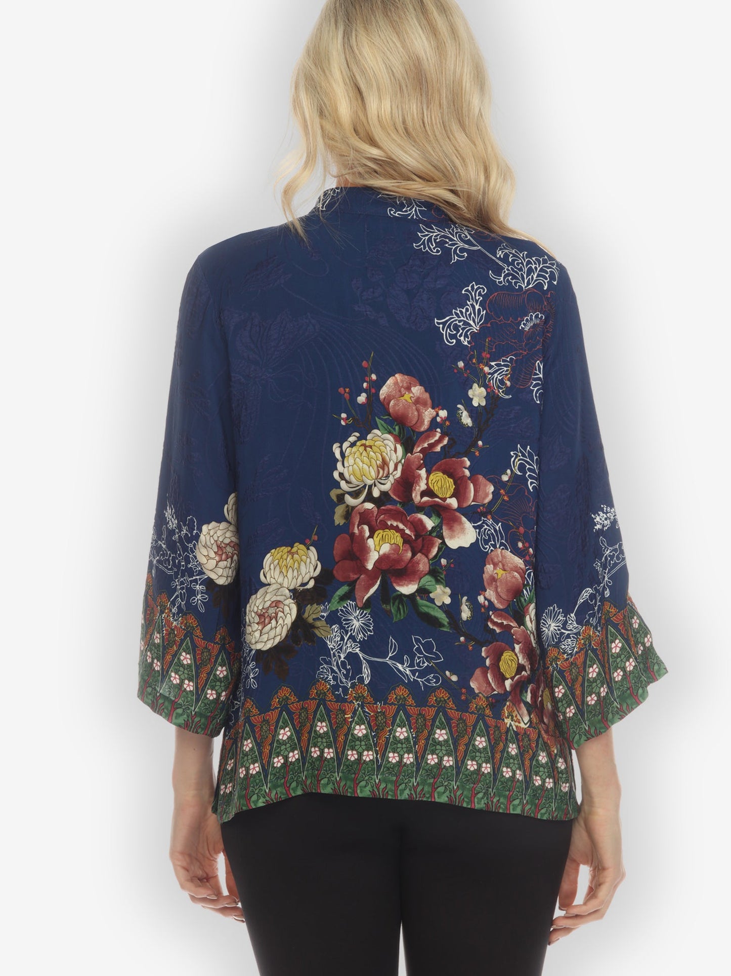 Jackets Mums and Border Silk Blouse