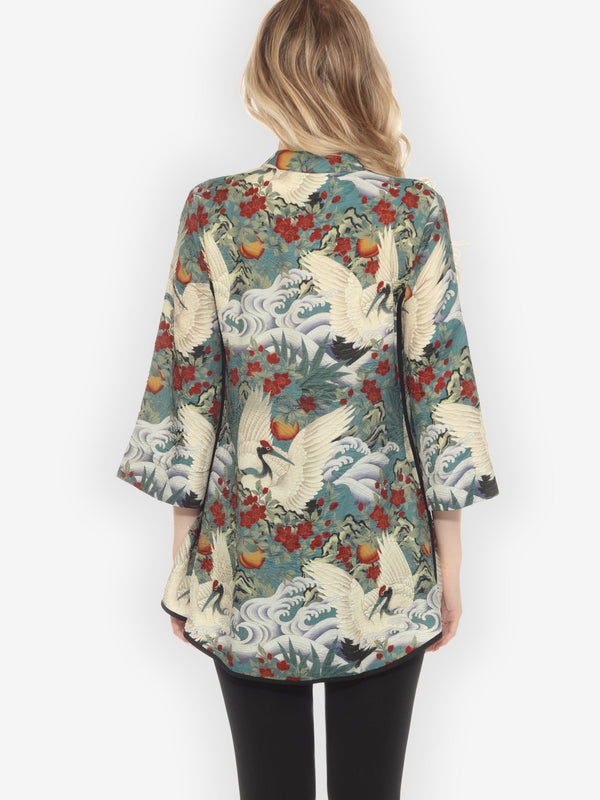 Crane in Jungle Tummy Tuck Shirt