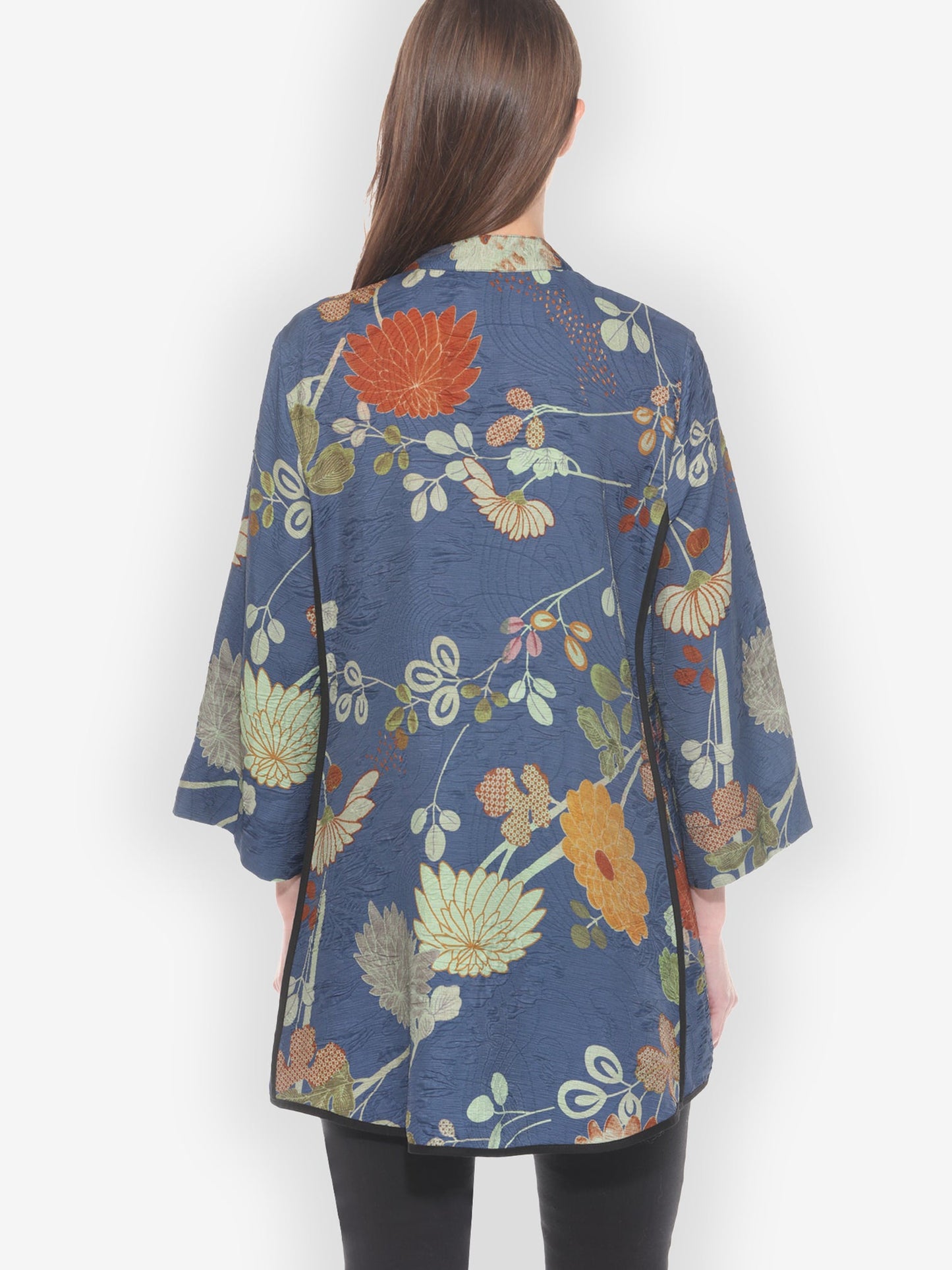Tummy Tuck Shirt Garden in Blue Tummy Tuck Shirt