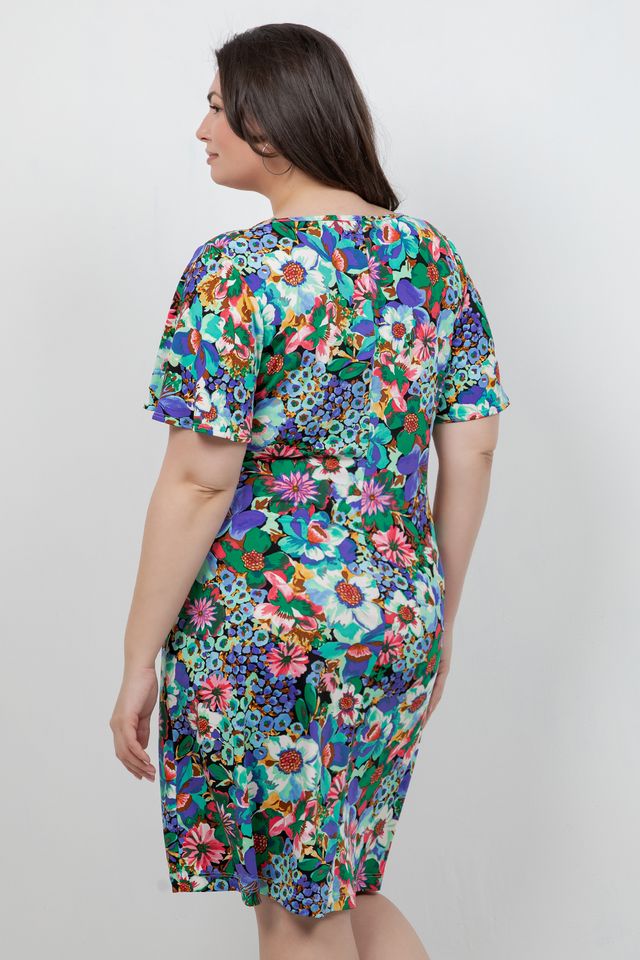 Dresses Vikki Vi Jersey Floral Fantasy T-Shirt Dress