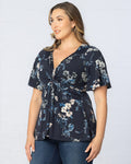 Abby Twist Front Top