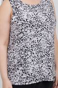 Vikki Vi Jersey Dust Cheetah Tank