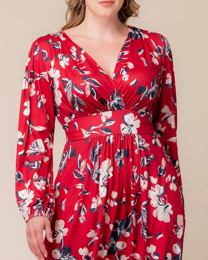 Diana Long Sleeve Midi Dress