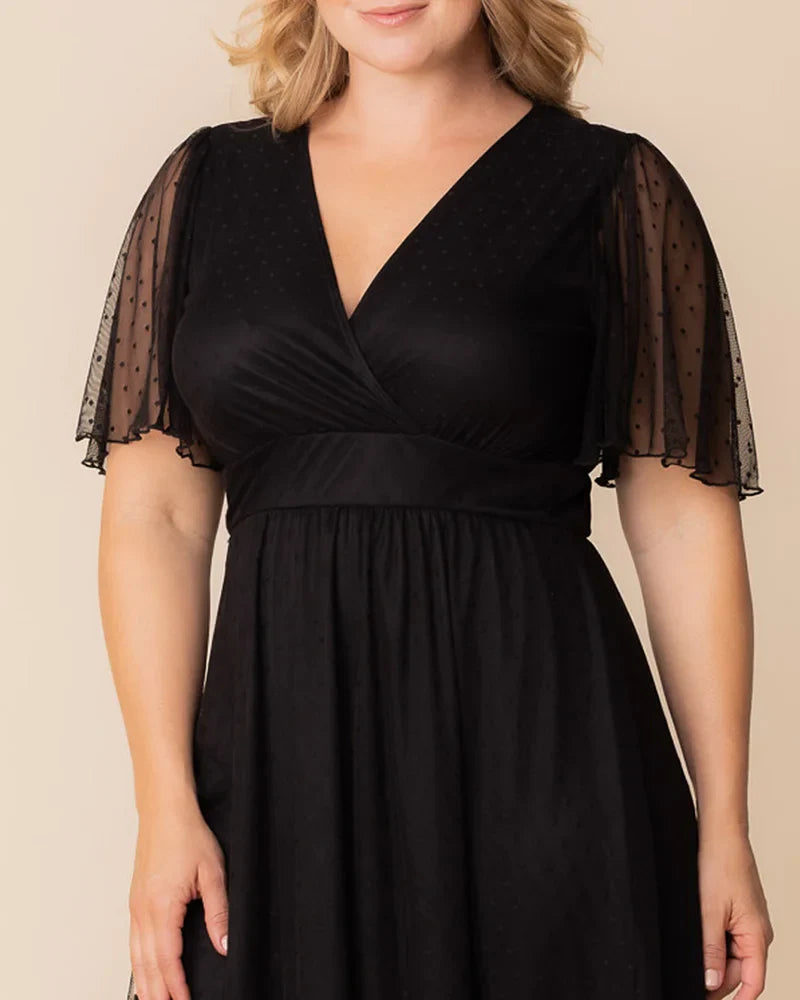 Dresses Margot Mesh Midi Cocktail Dress