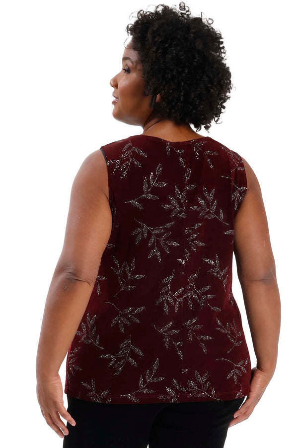 Vikki Vi Classic Shiraz Sparkle Tank