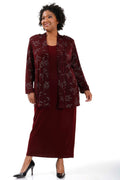 Vikki Vi Classic Shiraz Sparkle Kimono Jacket
