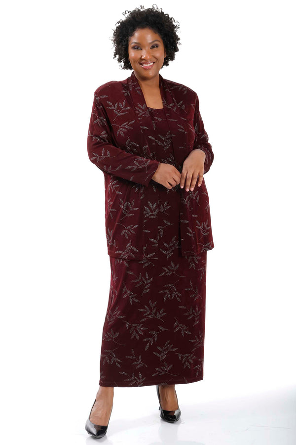 Vikki Vi Classic Shiraz Sparkle Kimono Jacket