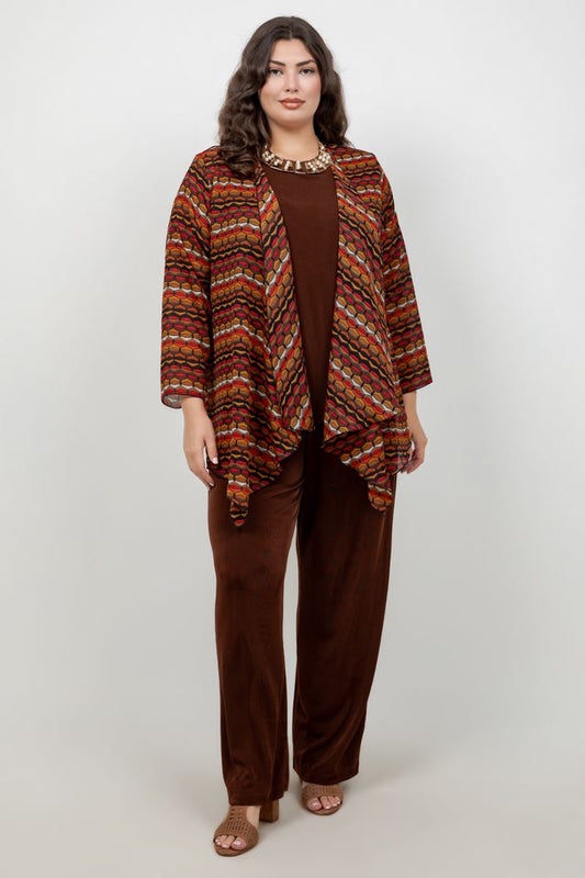 Vikki Vi Spice Deco Swing Cardigan