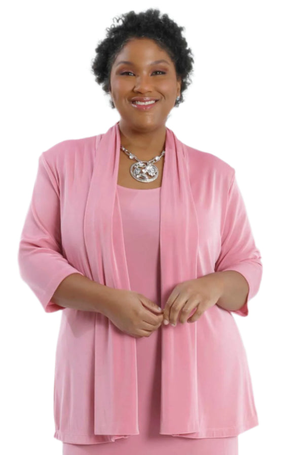 Jackets Vikki Vi Classic Carnation 3/4 Sleeve Kimono Jacket