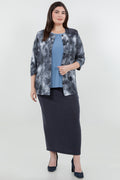 Vikki Vi Jersey Silver Mist Cardigan