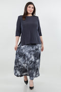 Vikki Vi Jersey Silver Mist Maxi Skirt