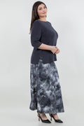 Vikki Vi Jersey Silver Mist Maxi Skirt