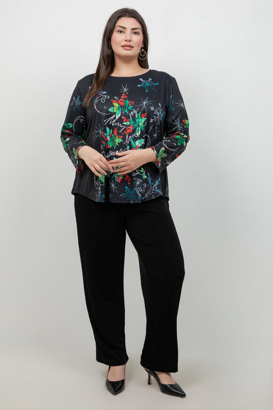 Tops Holly Jolly Tunic Top