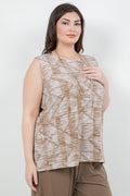Vikki Vi Jersey Caramel Latte Tank