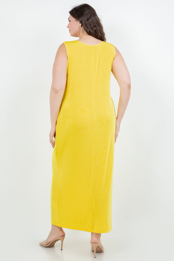 Dresses Vikki Vi Classic Limoncello Maxi Tank Dress
