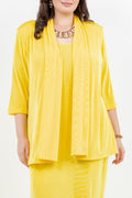 Jackets Vikki Vi Classic Limoncello 3/4 Sleeve Kimono Jacket