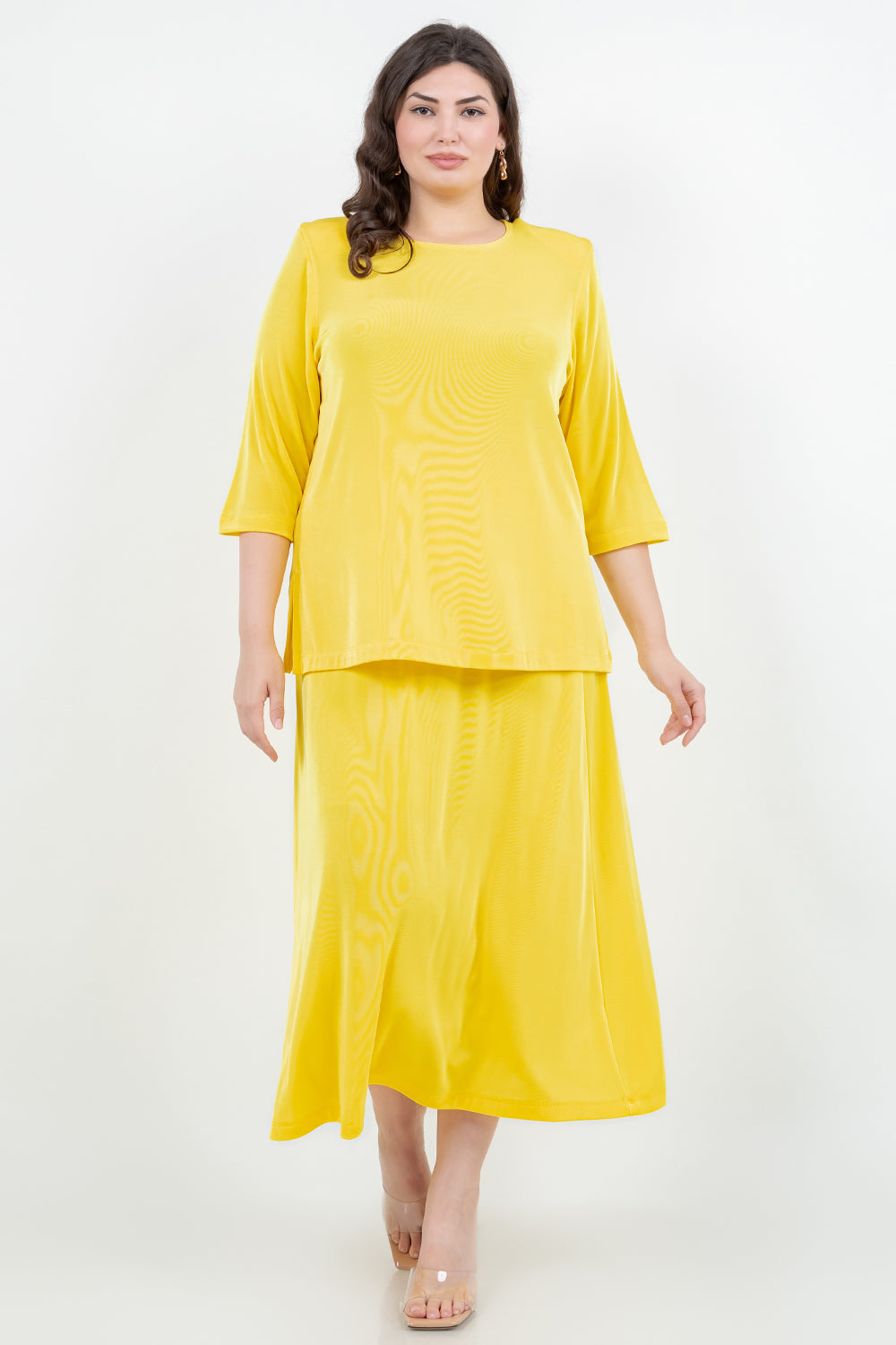 Skirts Vikki Vi Classic Limoncello A-Line Maxi Skirt