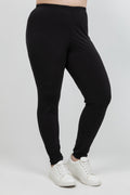 Pants Vikki Vi Jersey Black Petite Slim Leg Pant