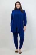 Jackets Vikki Vi Classic Royal Blue Long Kimono Jacket
