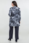 Vikki Vi Jersey Silver Mist Long Kimono Jacket