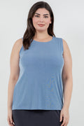 Tops Vikki Vi Classic Powder Blue Tank