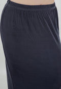 Vikki Vi Classic Graphite Straight Maxi Skirt