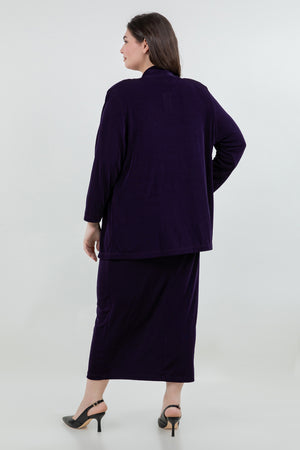 Vikki Vi Classic Black Plum Kimono Jacket