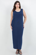 Vikki Vi Classic French Blue Maxi Tank Dress