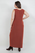 Vikki Vi Classic Cinnamon Maxi Tank Dress