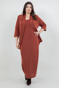 Vikki Vi Classic Cinnamon Maxi Tank Dress