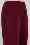 Vikki Vi Jersey Bordeaux Petite Pull-On Pant