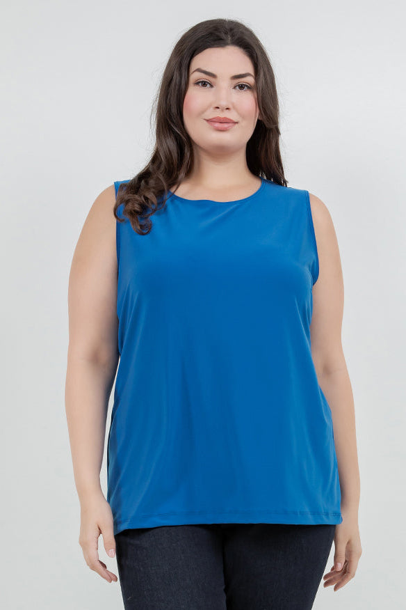 Vikki Vi Jersey Azure Tank