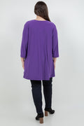 Tops Vikki Vi Jersey Iris 2 Pocket Swing Tunic