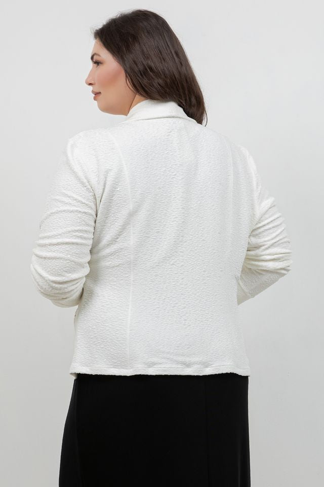 Jackets Eva Varro Cream Short Barcelona Jacket