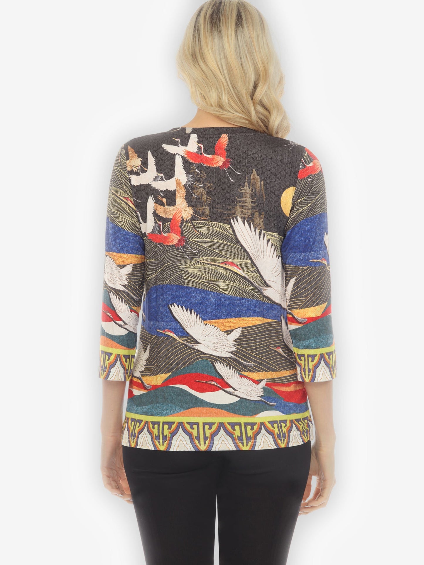Tops Crane Flying Moon Exclusive Tee
