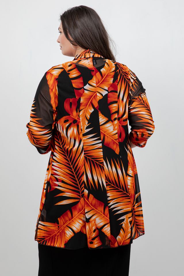 Jackets Mesh Orange Palm Jacket