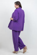Vikki Vi Jersey Iris 3/4 Sleeve Kimono Jacket
