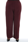 Vikki Vi Jersey Bordeaux Pull on Pant