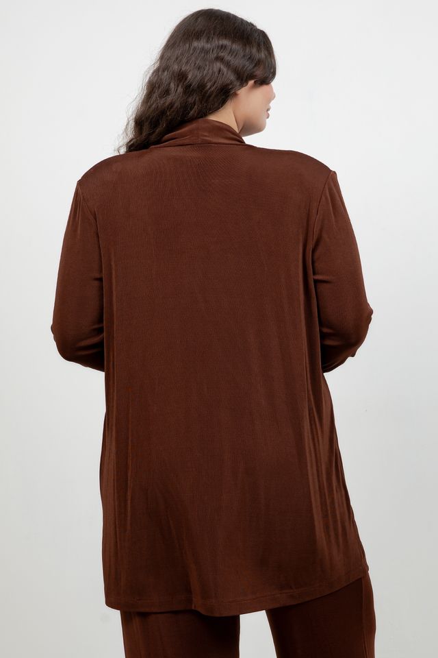 Vikki Vi Classic Bronze Long Kimono Jacket