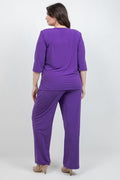 Vikki Vi Jersey Iris 3/4 Sleeve Top