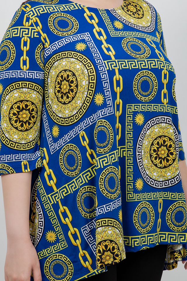 Tops Vikki Vi Jersey Greek Goddess Pocket Swing Tunic