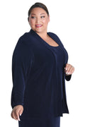 Vikki Vi Classic Navy Kimono Jacket