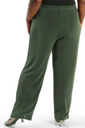 Vikki Vi Classic Olive Petite Pull-On Pant