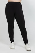 Pants Vikki Vi Jersey Black Slim Leg Pant