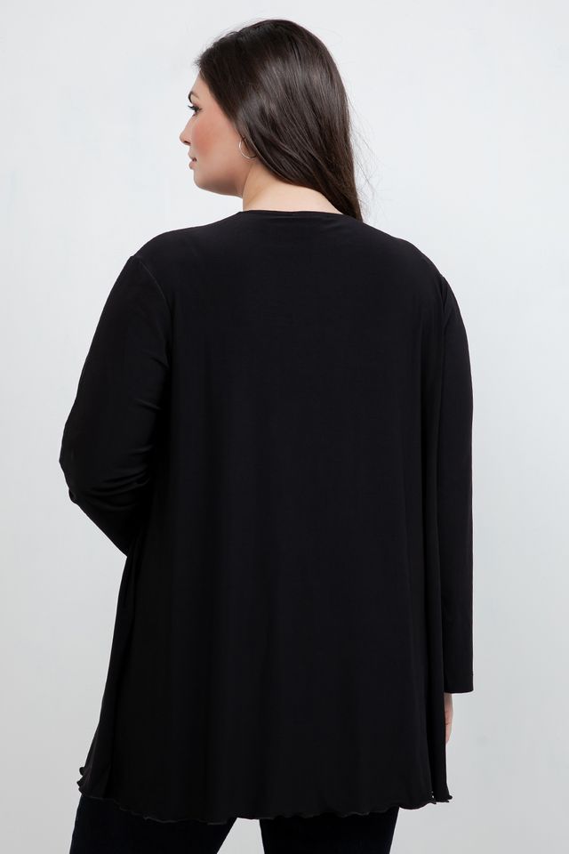 Jackets Vikki Vi Jersey Black Swing Cardigan
